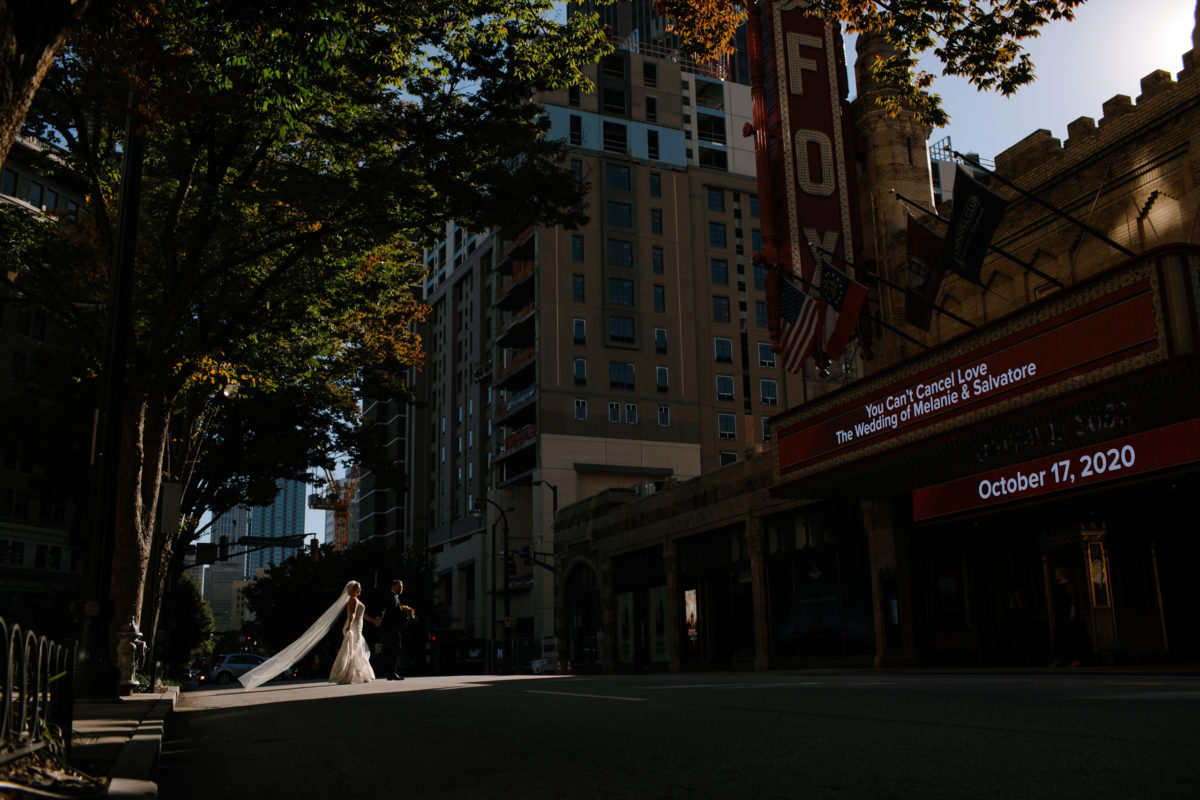 fox theatre wedding photos